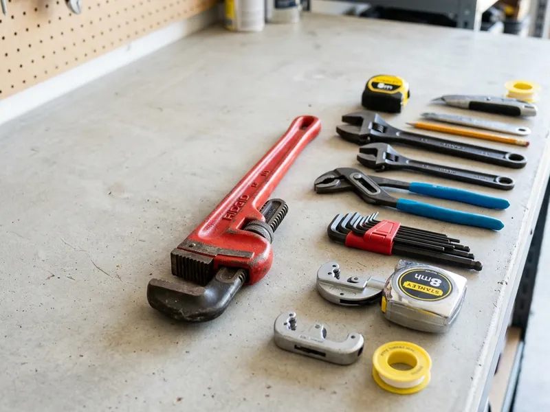 Professional plumbers in Freeport, IL equipped with top-tier tools for residential and commercial plumbing services.